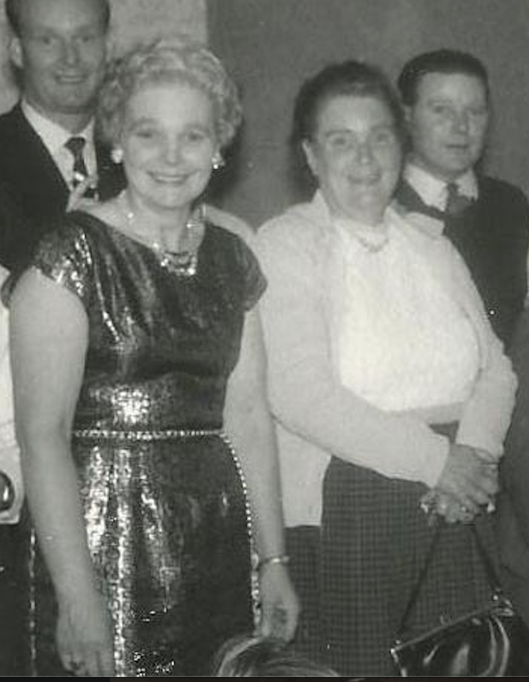 Vintage photograph of two women in need of restoration and colourisation